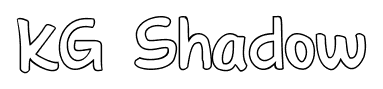 KG Shadow font